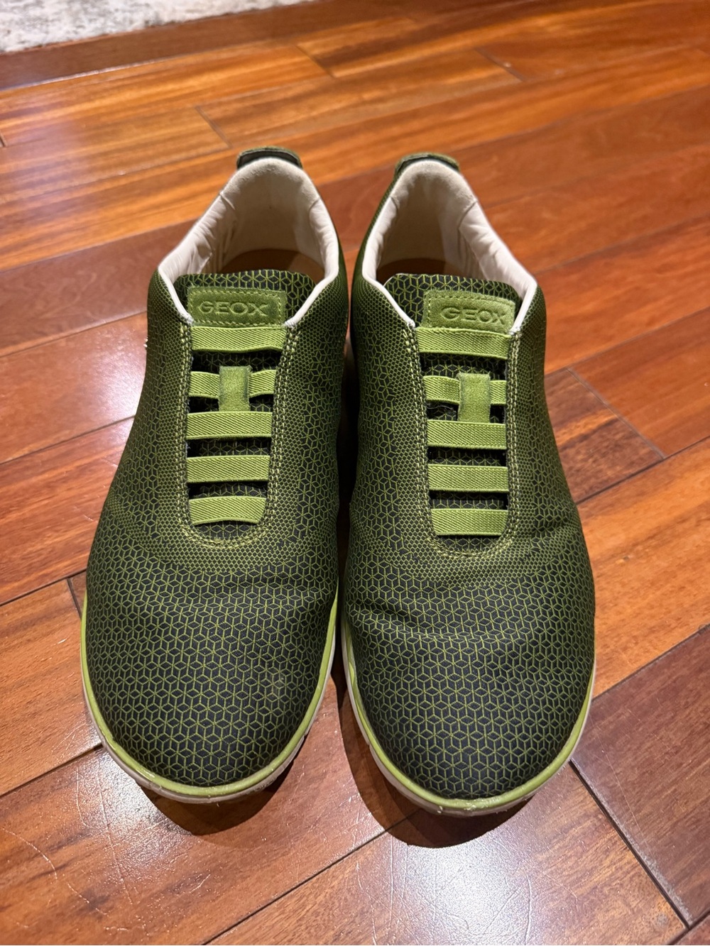Geox Men’s Nebula Slip-On Sneakers with Geometric Mesh